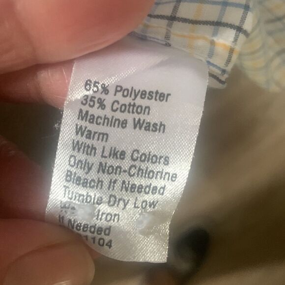 Saddlebred classic fit button down casual shirt size 3X preloved 💛  EUC - Picture 9 of 11